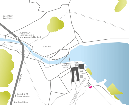 Lageplan Werftestrasse 4, Luzern