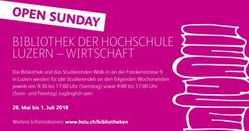 Open Sunday für HSLU-Studierende