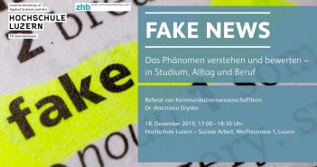 Fake News – Vortrag von Anastasia Grynko am 18.12. in Luzern