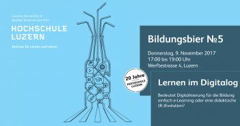 Bildungsbier Nr. 5: Digitalisierung als Chance für selbstgesteuerte Bildung?!