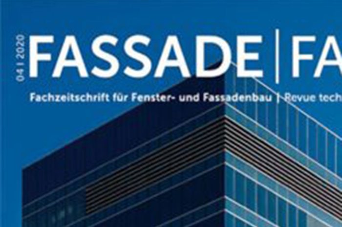 Publikation der Abschlussarbeiten in der FASSADE 04/2020