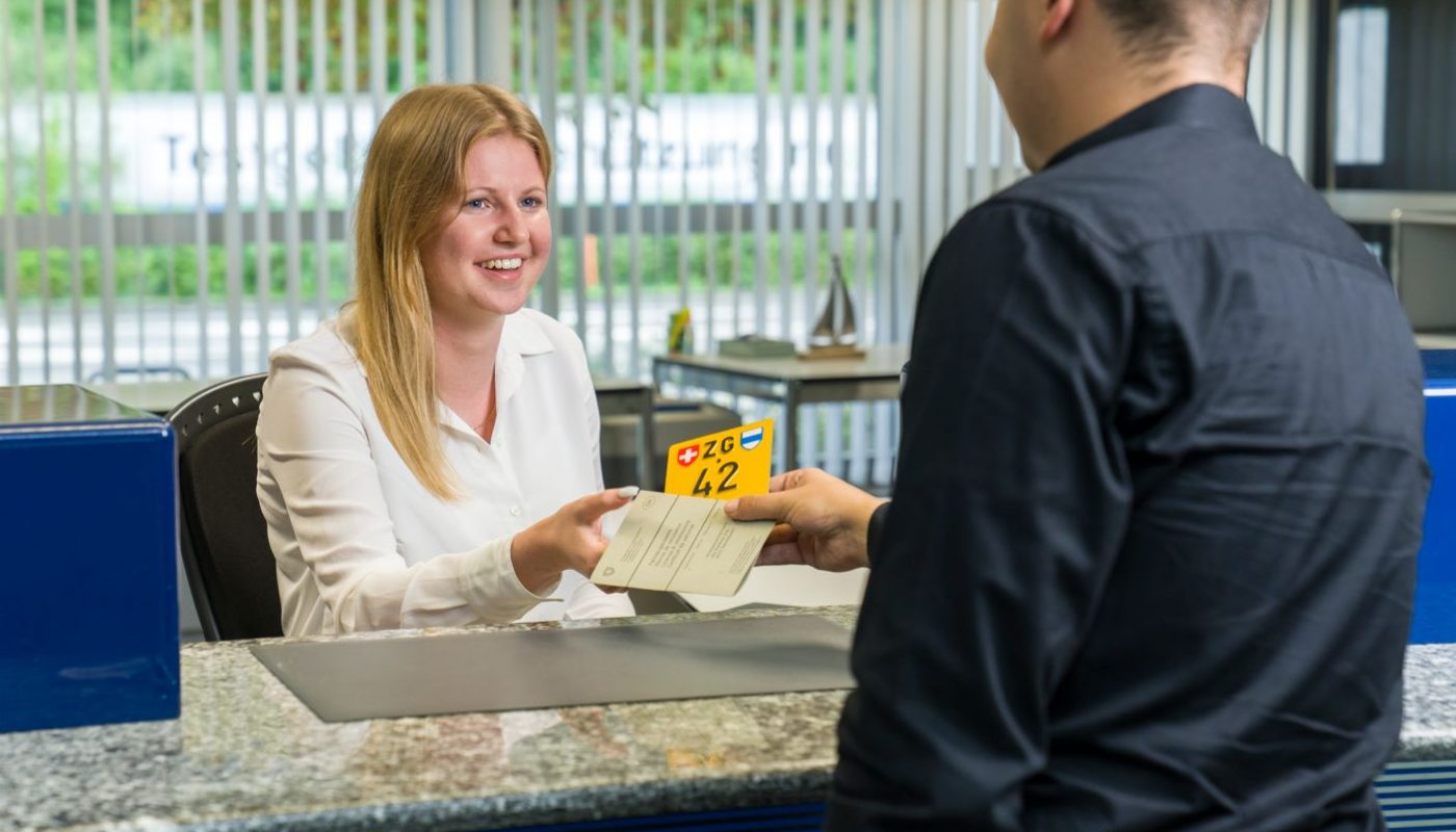 Road Traffic Office Zug serves international customer: The English language and cultural understanding have be-come increasingly important.