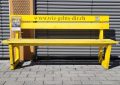 Bänkli der Kampagne „Wie geht’s dir?“ der Schweizerischen Stiftung Pro Mente Sana und der Deutschschweizer Kantone