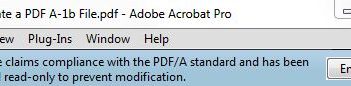 Wie erzeuge ich ein PDF/A File?