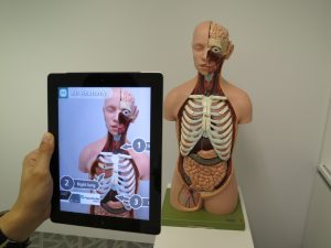 Beispiel von Augmented Reality zu Lernzwecken