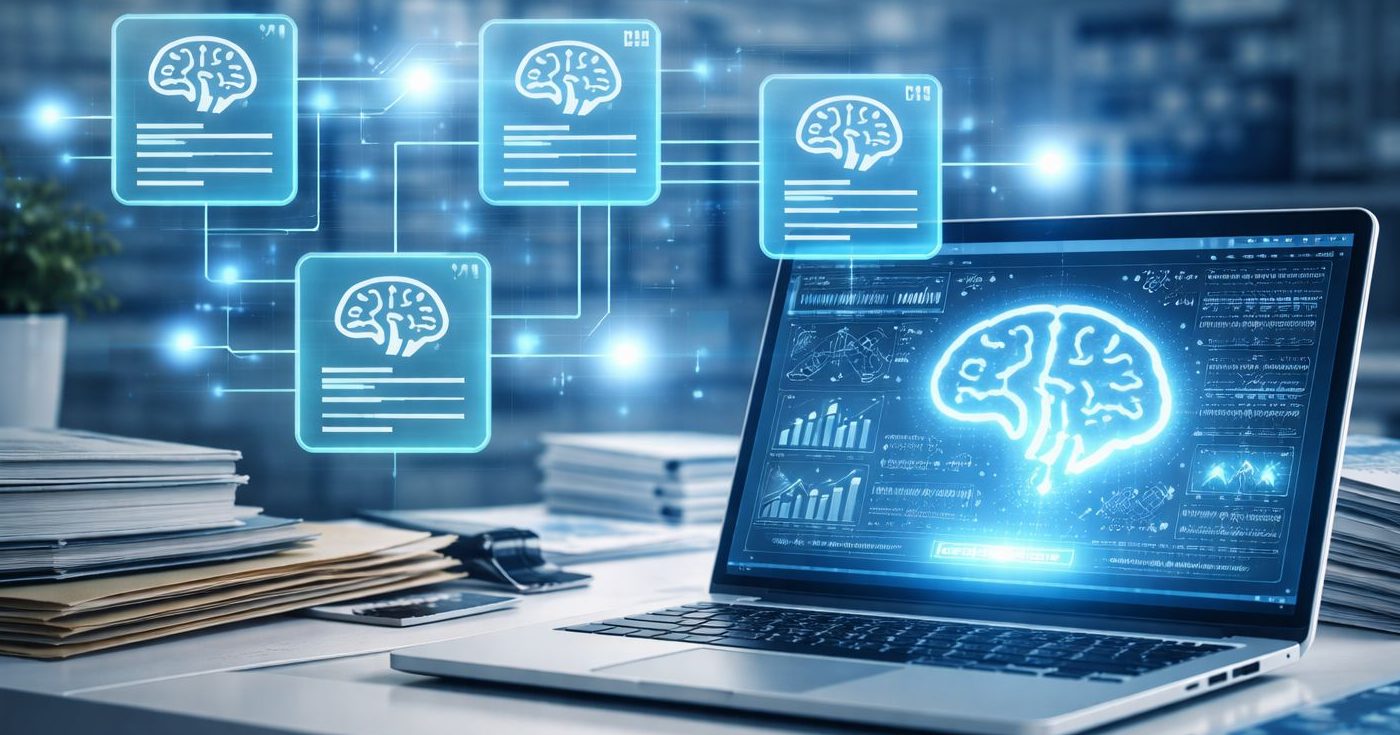 Intelligente Dokumentenverarbeitung erkennt und extrahiert Rechnungsdaten automatisch aus digitalen Dokumenten