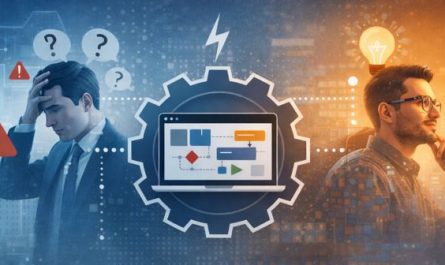 Visualisierung der Chancen und Risiken von Low-Code-Plattformen für Geschäftsprozesse