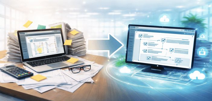 Übergang von Excel-basierten Prozessen zu strukturierten digitalen Workflows im Unternehmensalltag