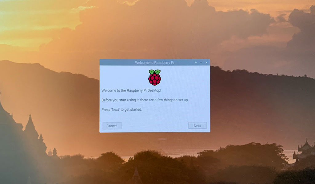 Raspberry Pi Setup Screen