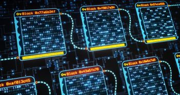 „Blockchain“ Gesetzesanpassungen als Chance für die Schweiz Blockchain visualiert