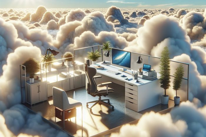 Mein Büro in den Wolken