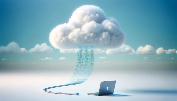 Darstellung der digitalen Transformation und Cloud-Computing