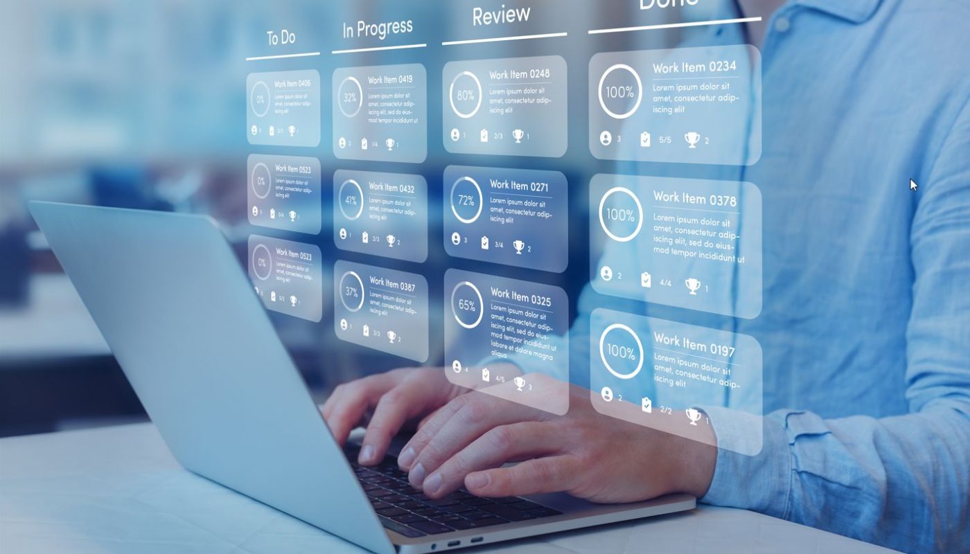 Aktuelle Arbeiten in funktionsübergreifenden Scrum Teams mit Scrum- und Kanban-Board visualisieren und verfolgen (Quelle: @istockphoto.com/NicoEINino)