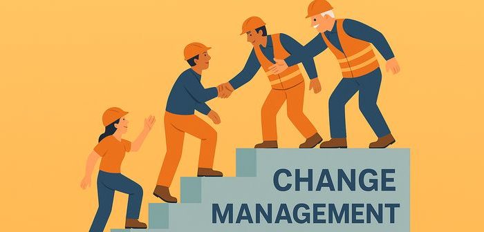 Zwischen Schaufeln und Schulungen: Change Management in der Baubranche