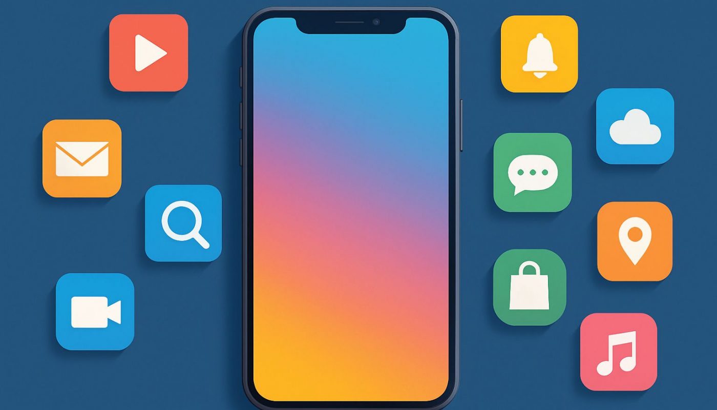 Anwendungen für mobile Endgeräte (KI-generiert, Reto Burri)