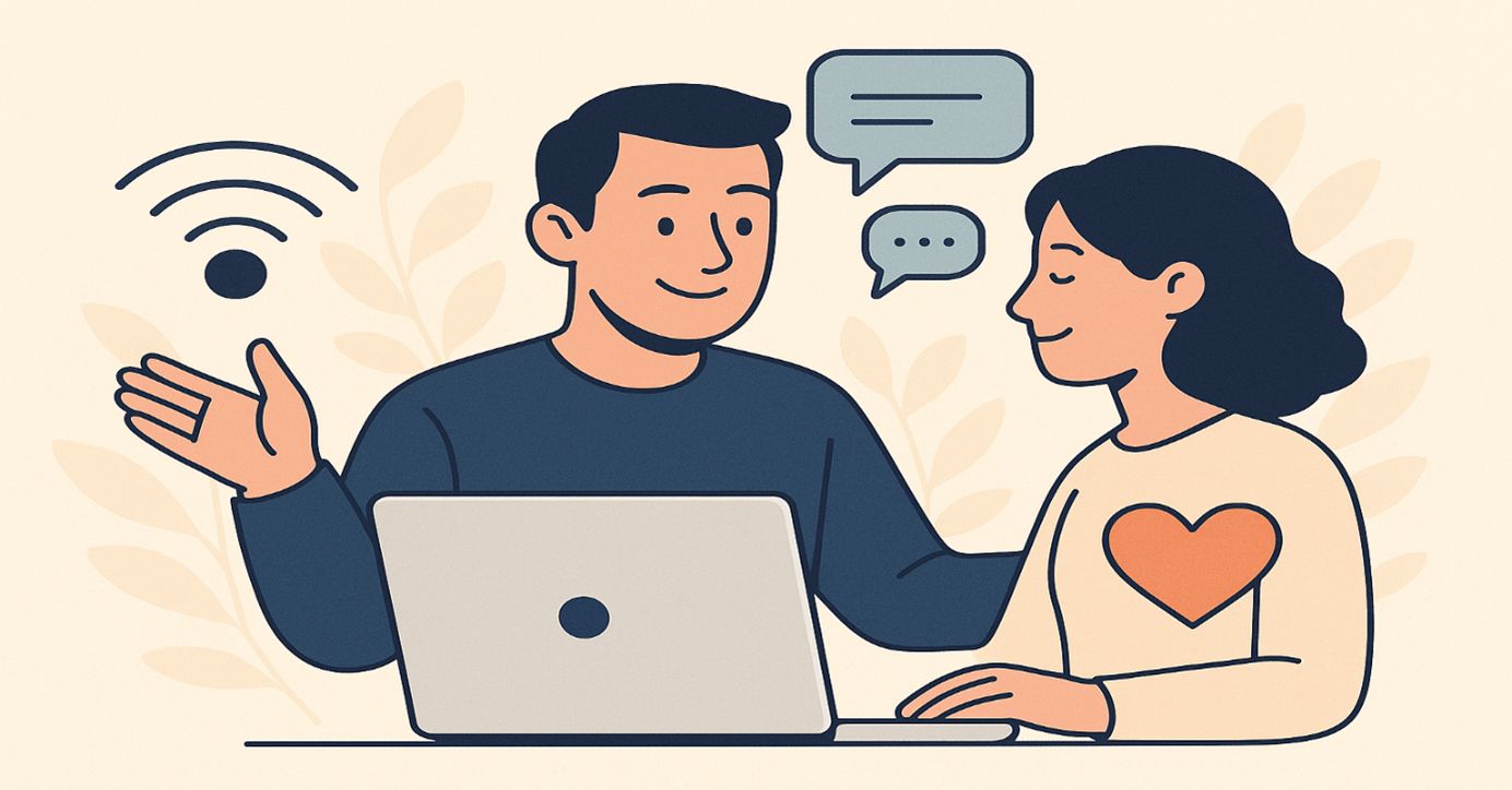 Vertrauen, Kommunikation und Zusammenarbeit als Basis digitaler Transformation (Bildquelle: KI‑generiert)