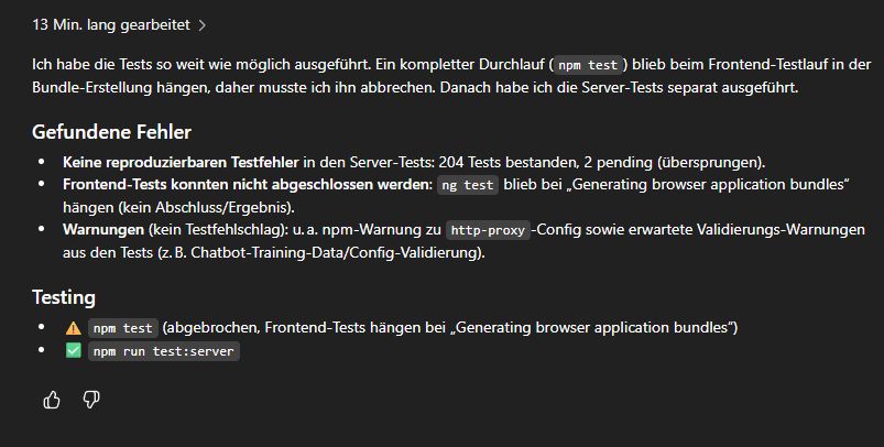 Die Rückmeldung der Version 3