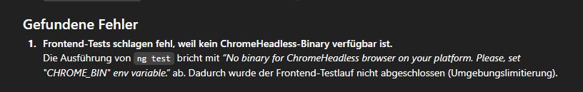 Ausschnit von Version 4. Die neue Fehlermeldung, die von den anderen Versionen nicht erwähnt wurde. 