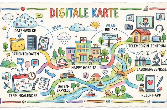 Digitale Landkarte anstatt Fremdsprache