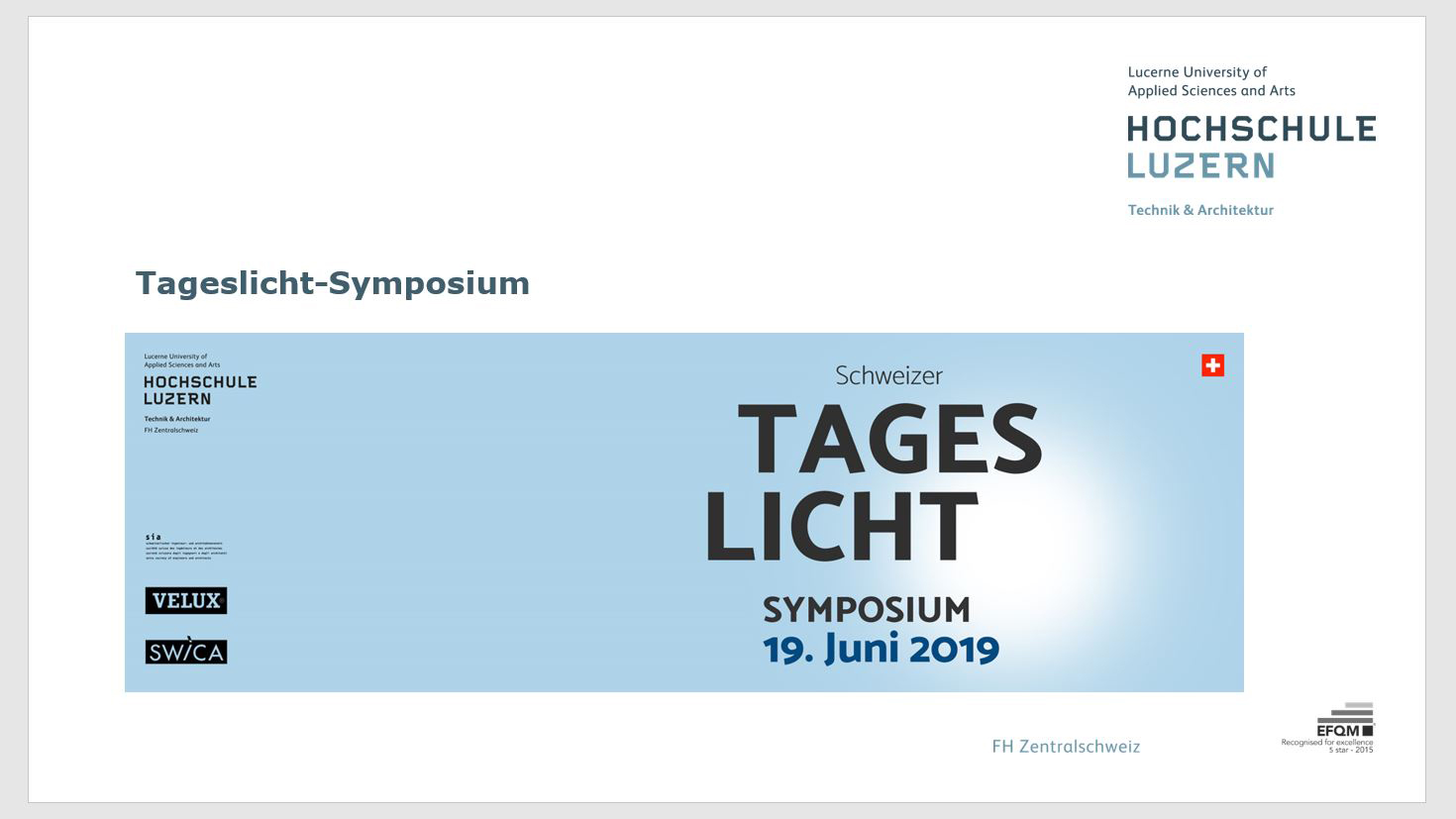 Pressespiegel zum Tageslicht-Symposium 2019