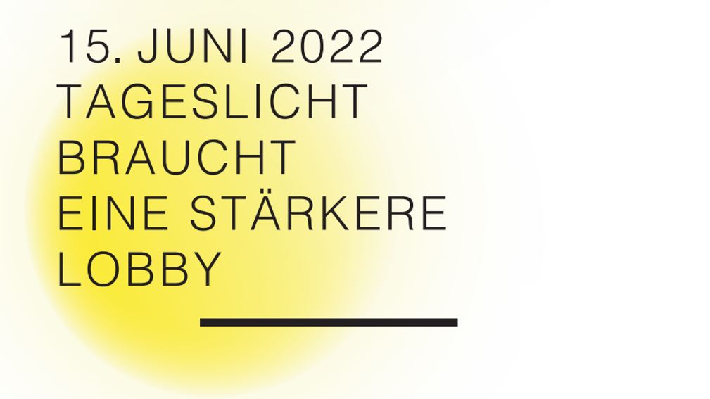 Tageslicht-Symposium 2022 – Programm