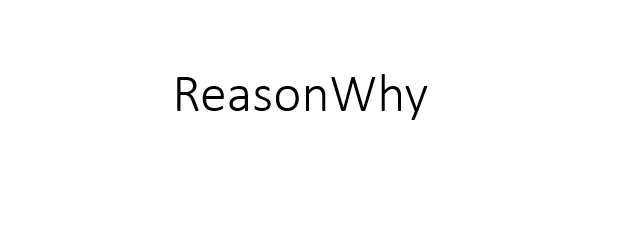 How to identify the reason