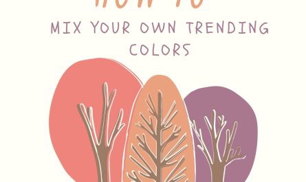 how to mix your own trending colors