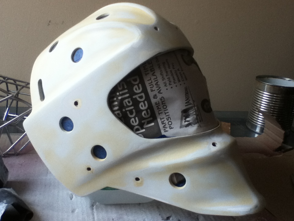 The Process of Painting a Goalie Mask – Major Online Business and