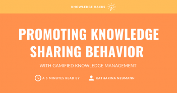 Promoting Knowledge Sharing Behavior with Gamified Knowledge Management
