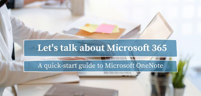 A quick-start guide to Microsoft OneNote