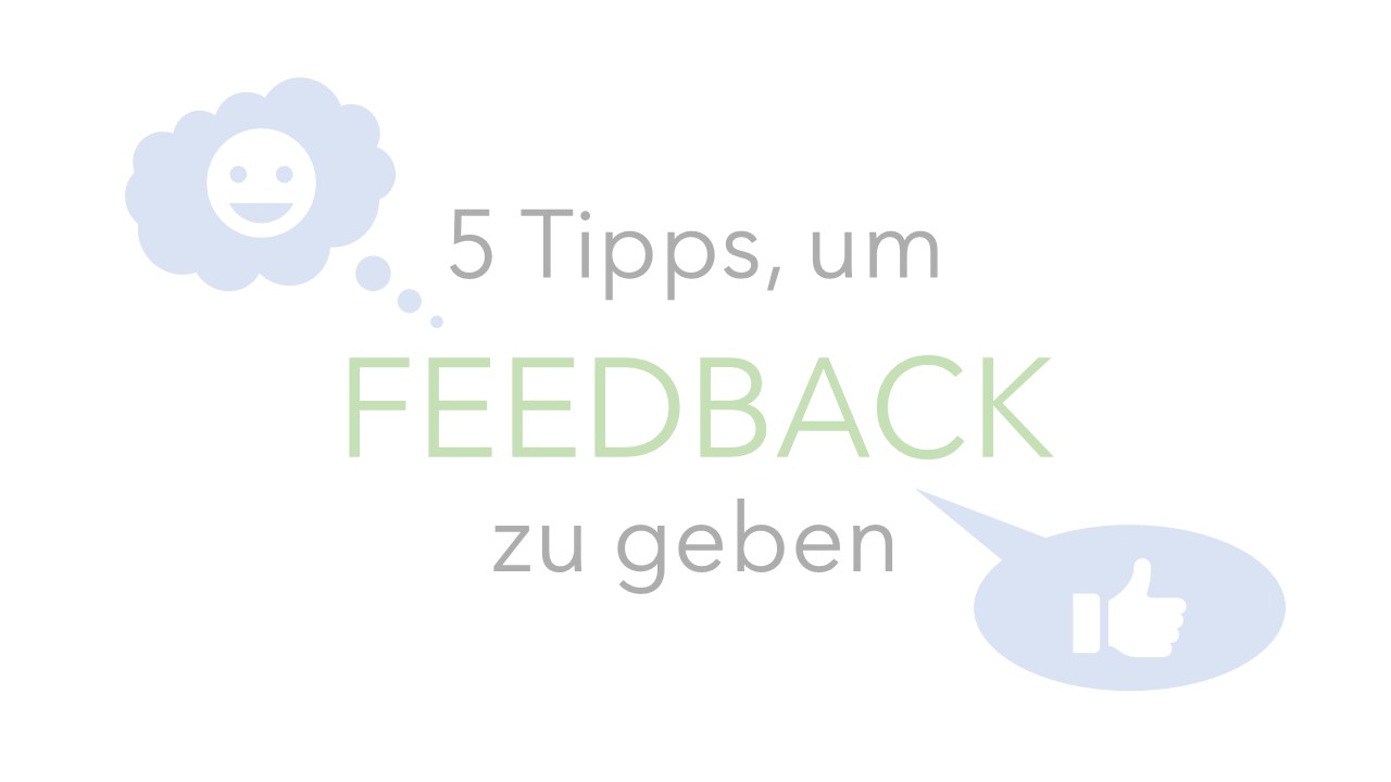 Meine 5 Tipps, um Feedback zu geben — Major Online