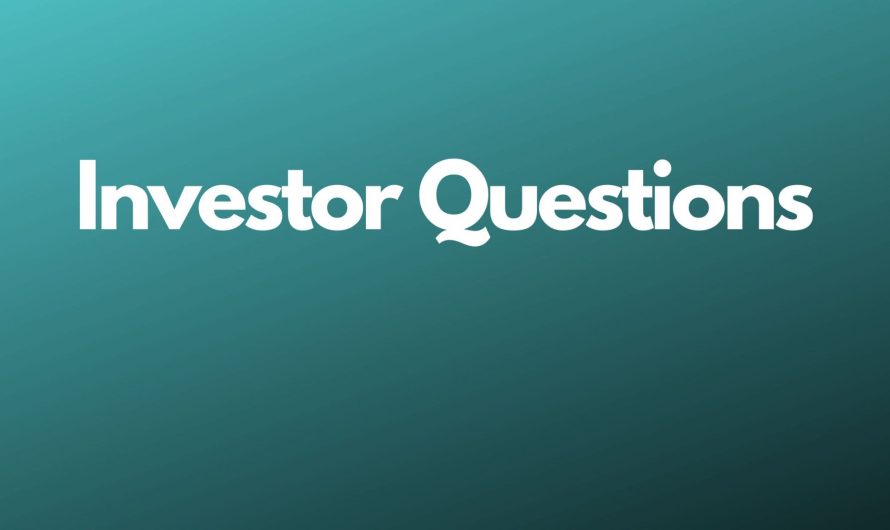 10 Things Investors Ask About Startups