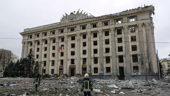 Kharkiv after shelling 
