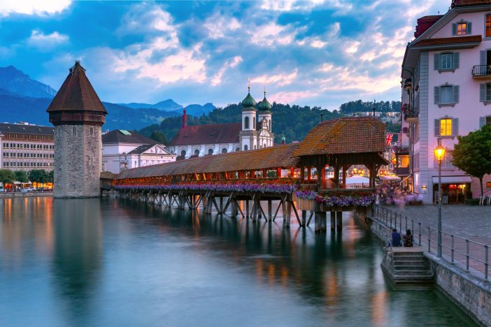 Chapel Bridge, Lucerne, Switzerland, Kapellbrucke