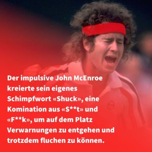John McEnroe am fluchen