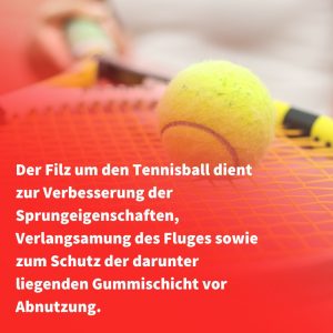 Tennisschläger mit gelbem Tennisball