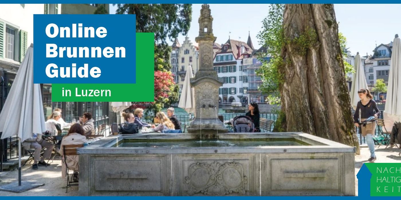 Neptunbrunnen am Mühlenplatz in Luzern