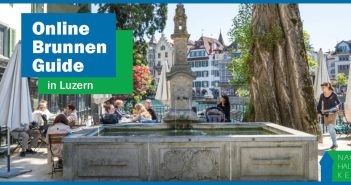 Neptunbrunnen am Mühlenplatz in Luzern