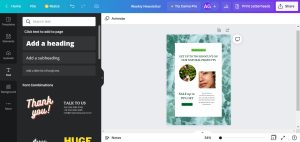 Screenshot of canva.com