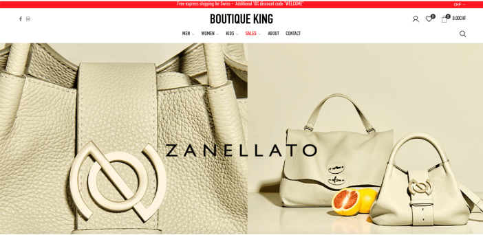 Boutique King Online Site