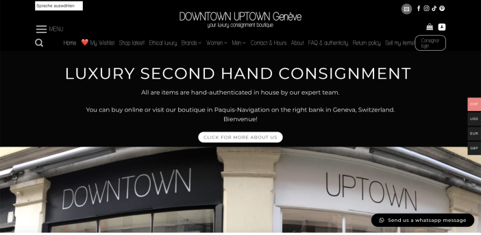 Downtown Uptown Online Site