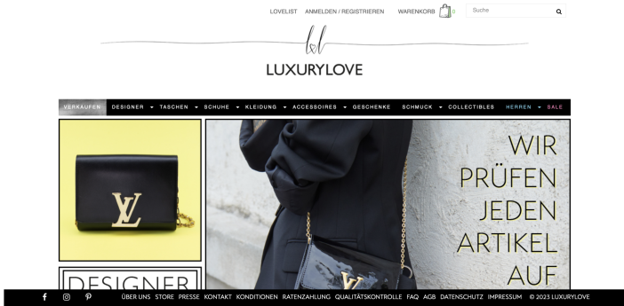 Luxury Love Online Site