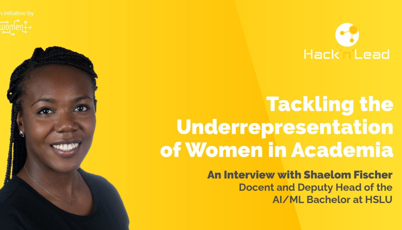 Shaelom Fisher interview talking about the gender gap in academia and how HSLU is tackling it.