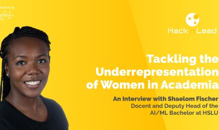 Shaelom Fisher interview talking about the gender gap in academia and how HSLU is tackling it.