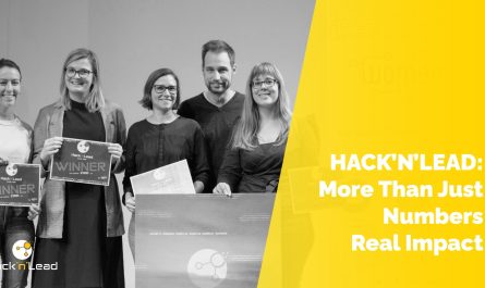 The winning group of Hack'n'Lead 2019