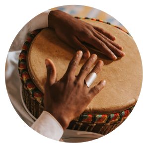 Trommel für die marokkanische Musik