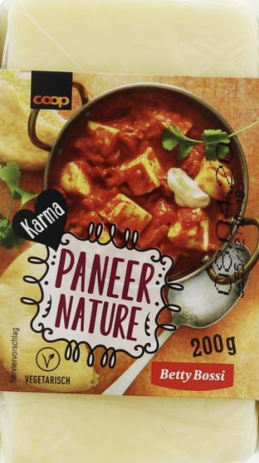 A picture of a packet of Paneer Nature.