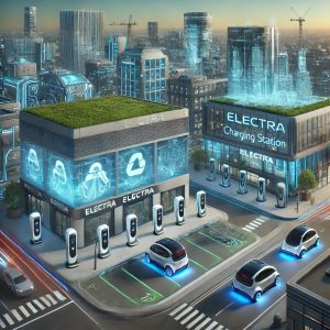 futuristic-urban-landscape-depicting-the-integration-of-Electra-charging-stations