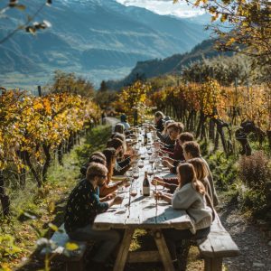 Mittagessen im Wallis, Lunch in Valais, Switzerland, Schweiz