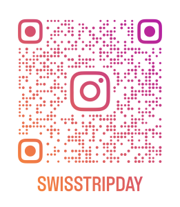 Instagram QR of SWISSTRIPDAY instagram account.